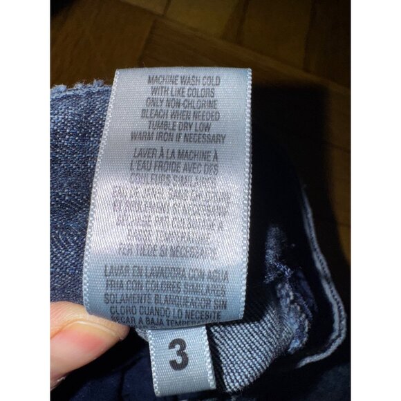 Casual Corner Stretch Dark Wash Flared Denim Jeans Size 12 Classic Casual Y2K - Picture 4 of 6